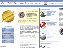 Tablet Screenshot of certifiedtermite.com